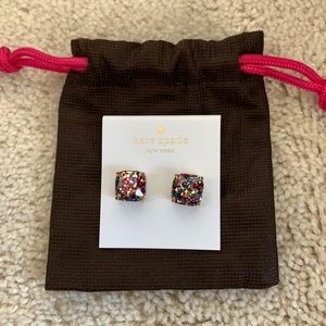 Kate Spade Glitter Stud Earrings